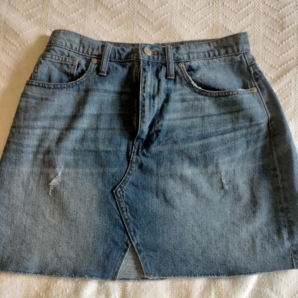 Madewell Blue Denim Skirt Size 28